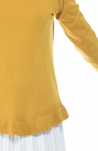 Tricot Plain Sweater Mustard 1954-11