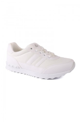 White Sport Shoes 2207Y-01