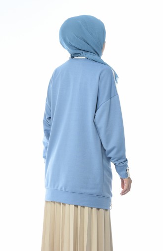 Sweatshirt 0748-01 Bleu 0748-01