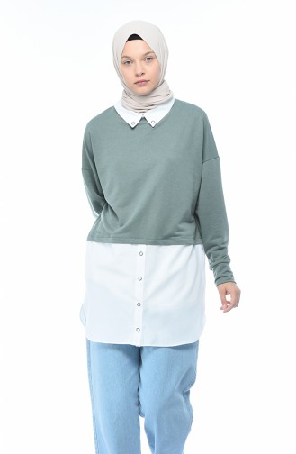Moldy Green Sweatshirt 0756-02
