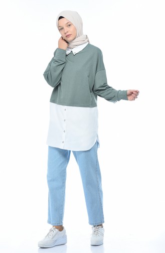 Moldy Green Sweatshirt 0756-02