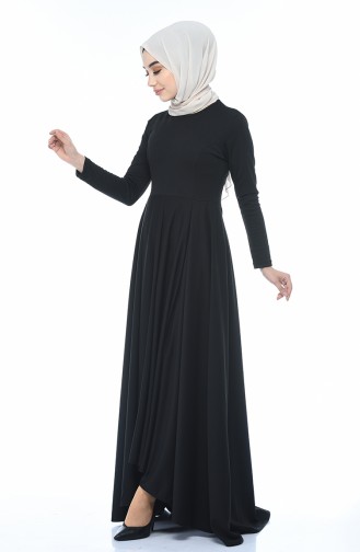 فستان ب طيات أسود 1955-02
