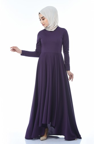 A Pleated Dress Purple 1955-03