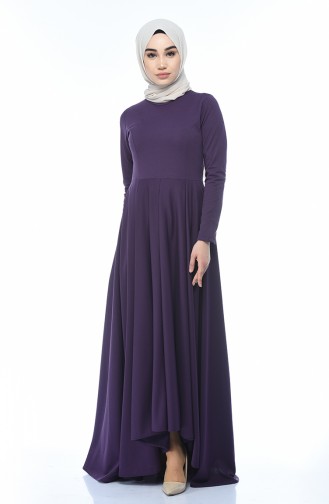 فستان ب طيات بنفسجي 1955-03