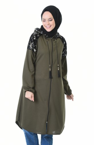 Pailletten Cape 0691-01 Khaki 0691-01