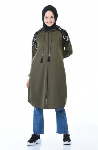 Pailletten Cape 0691-01 Khaki 0691-01