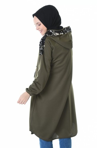 Pailletten Cape 0691-01 Khaki 0691-01