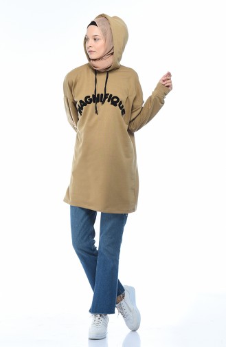 Hooded Sweatshirt Maroon 0772-02