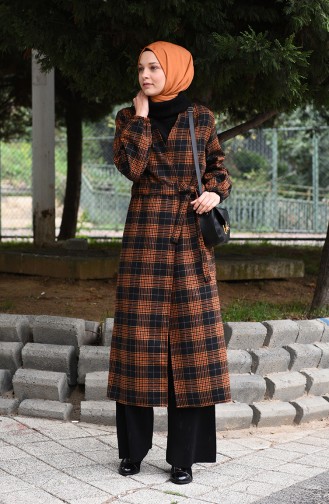 Plaid Cape Black 5509-04