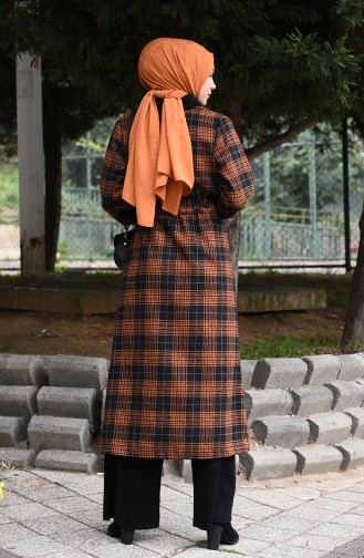 Plaid Cape Black 5509-04