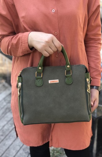 Damen Ärmeltasche MYZ07-04 Grün 07-04