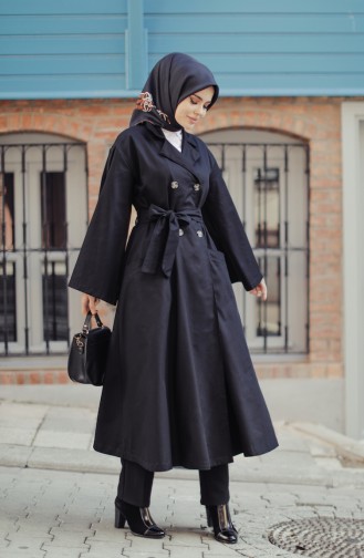 Trench Coat Noir 9034-01