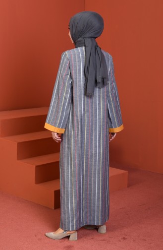 Gray Abaya 4501-03