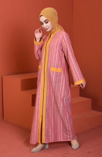 Brick Red Abaya 4501-04