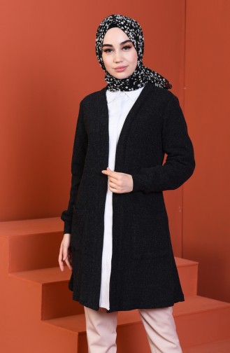 Tricot Cardigan Black 1301-03