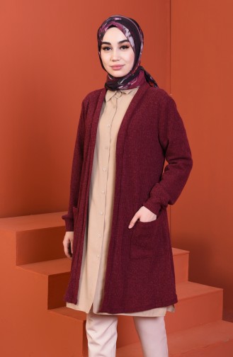 Tricot Cardigan Bordeaux 1301-06