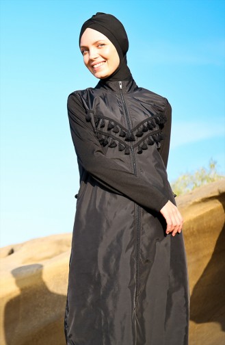Black Swimsuit Hijab 1998-02