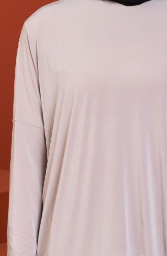 Bat Sleeve Sandy Tunic Beige 5002-01