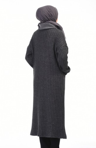 Tricot Long Cardigan Anthracite 35967-02