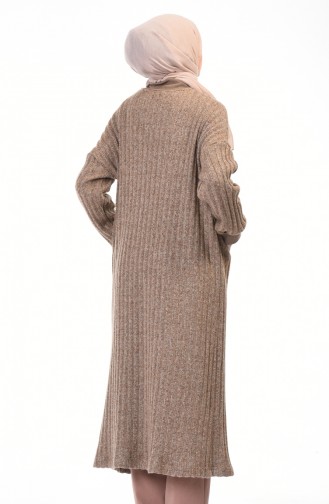 Tricot Long Cardigan Beige 35967-04