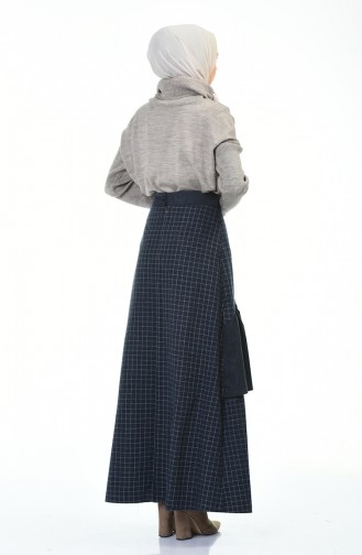 Navy Blue Skirt 3105-05