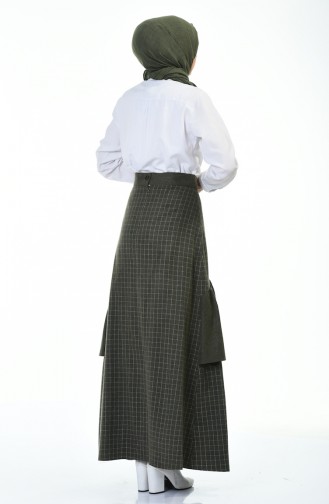 Khaki Skirt 3105-07