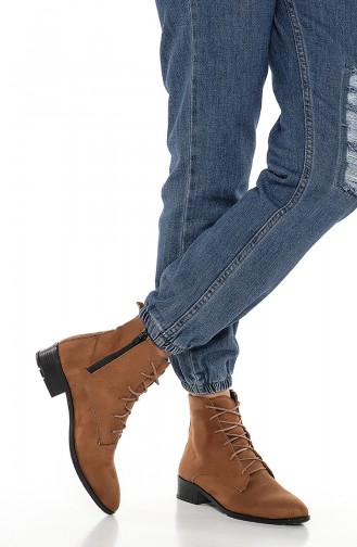 Women Boots Brown Tobacco Suede 1200-03