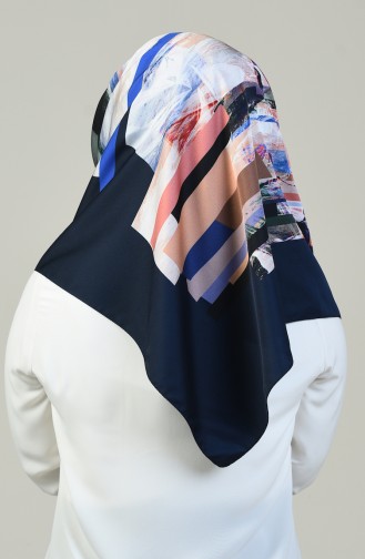 Aker S Twill Eşarp 7418-797-921 Lacivert