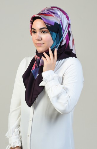 Aker S Twill Scarf Burgundy 7418-797-991