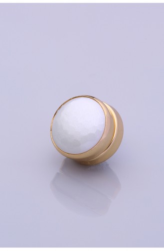 Weißgold überzogener Schal-Magnet 06-0824-39-20-T 06-0824-39-20-T