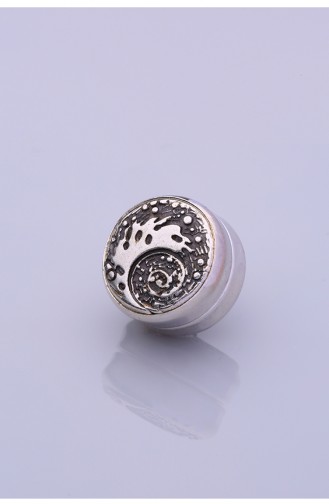 Silver Gray Shawl Scarf Pin 06-0908-44-10-T