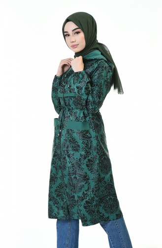 Hooded Seasonal Cape Green 2093-02