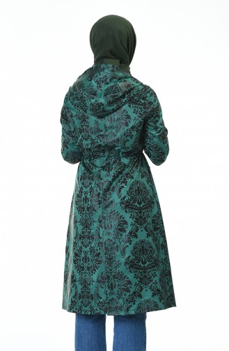 Hooded Seasonal Cape Green 2093-02