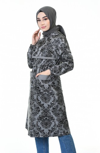 Hooded Seasonal Cape Gray 2093-03