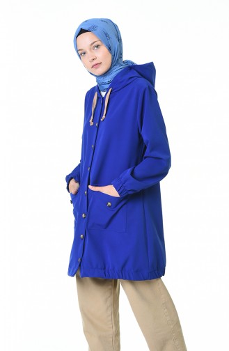 Hooded Sports Cape Dark Blue 4306-01