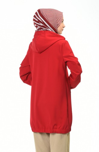 Hooded Sports Cape Red 4308-02