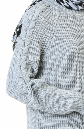 Grau Pullover 4171-02