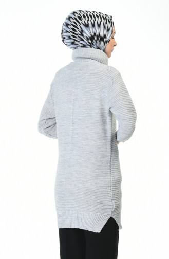 Strick Rollkragenpullover  5003-02 Grau 5003-02