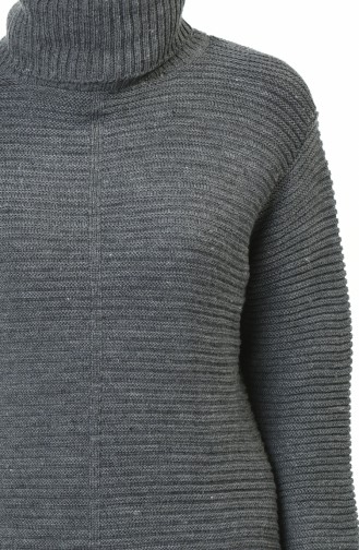 Pull Tricot Col Roulé 5003-07 Antracite 5003-07