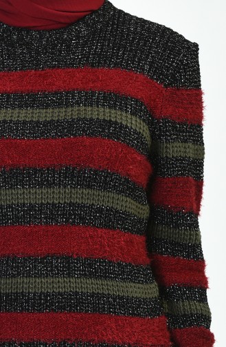 Tricot Silvery Sweater Black Bordeaux 8039-04