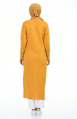 Tricot Long Tunic Mustard 1356-02