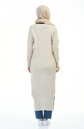 Tricot Long Tunic Stone Color 1356-05