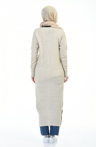 Tricot Long Tunic Stone Color 1356-05