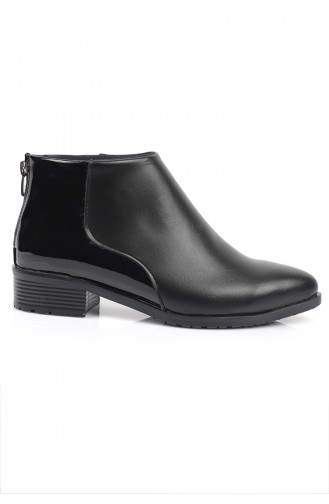 Black Boots-booties 6921-1