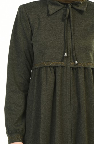 Khaki Abaya 8221-02