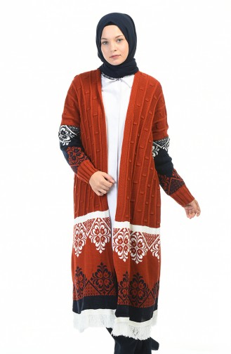 Brick Red Cardigans 0950-02