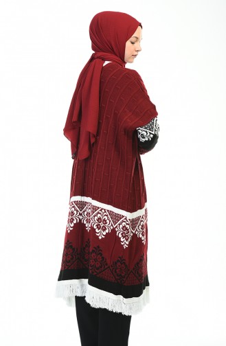 Claret Red Cardigans 0950-03