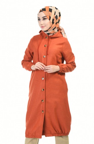 Buttoned Cape Orange 5268-03