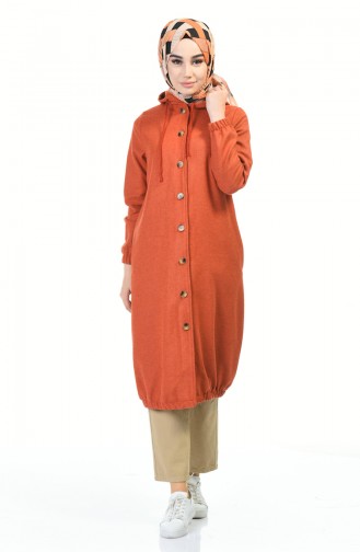 Buttoned Cape Orange 5268-03