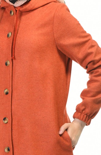 Buttoned Cape Orange 5268-03